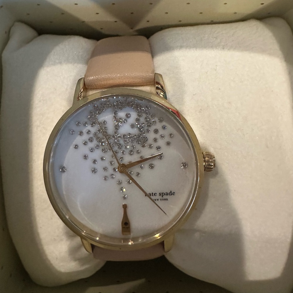 Kate Spade Sparkle, Gold and Tan Women's Watch